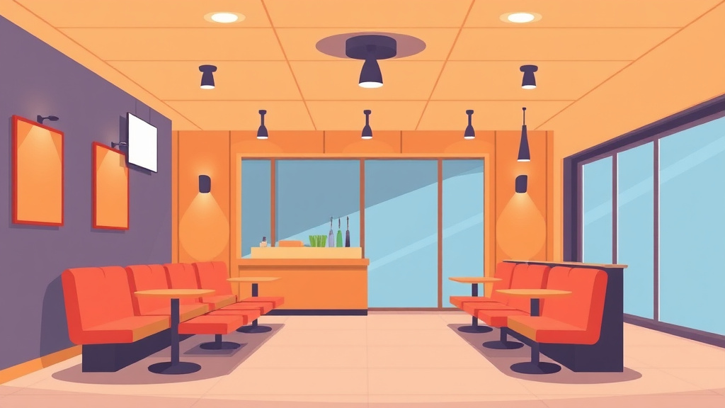 Detailed visual representation of ADA Acoustic Requirements Requirements for Franchise Locations