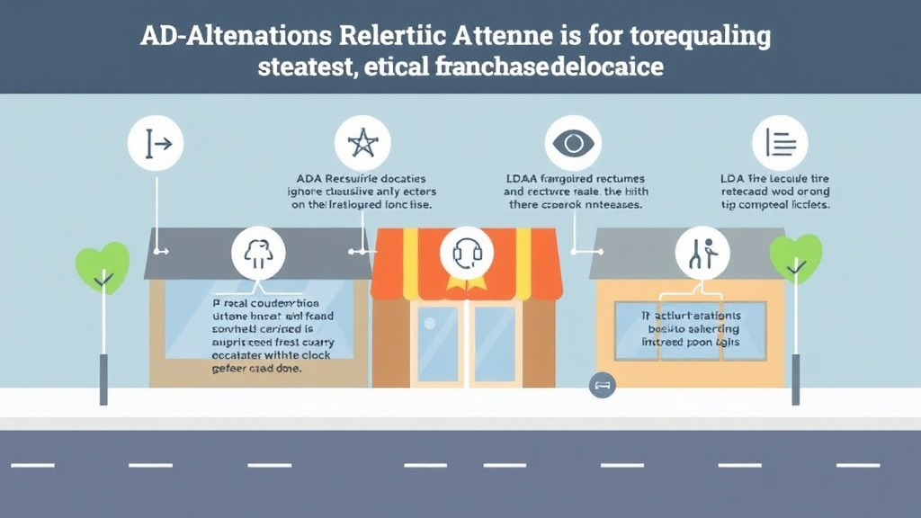 Real-world application diagram for ADA Alterations Requirements for Franchise Locations