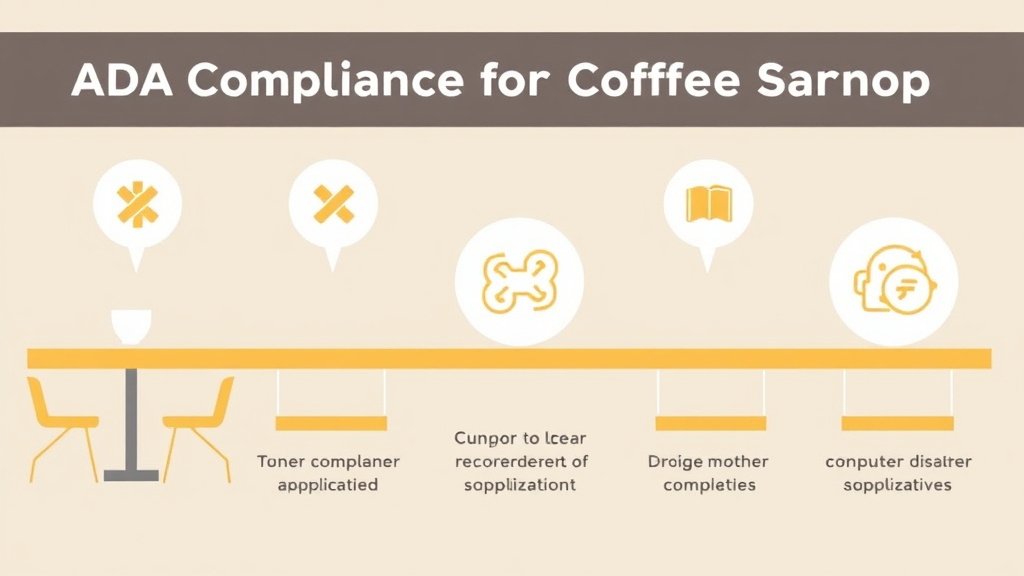 Hands-on guide visualization for ADA Compliance for Coffee Shop Franchise Locations