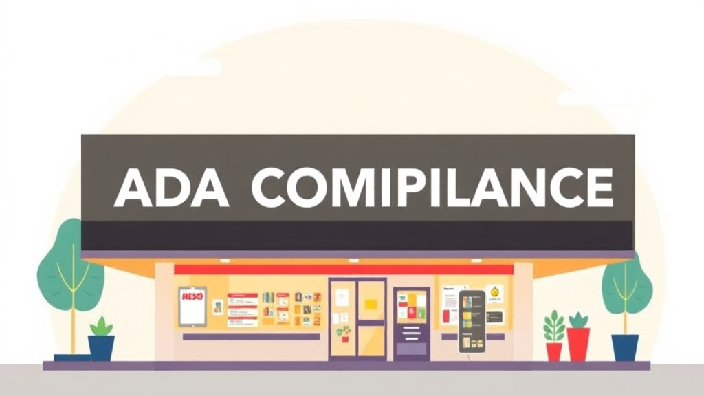 Detailed visual representation of ADA Compliance for Convenience Store Franchise Locations