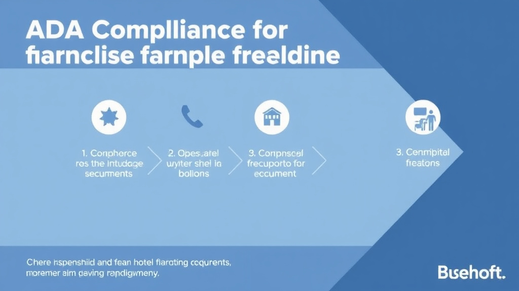 Hands-on guide visualization for ADA Compliance for Hotel Franchise Locations