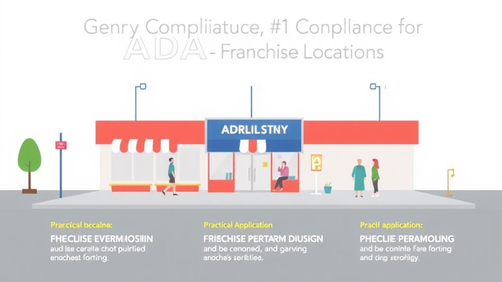Real-world application diagram for ADA Compliance for Retail Franchise Locations