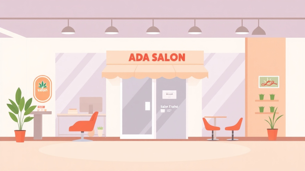 Detailed visual representation of ADA Compliance for Salon Franchise Locations