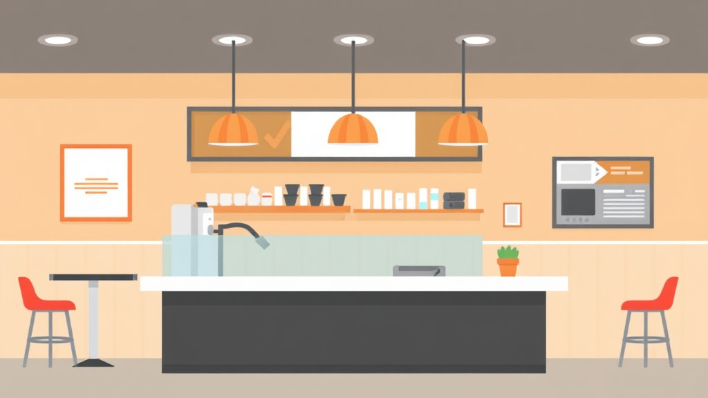 Conceptual diagram showing how ADA Counter Height Requirements for Franchise Locations works in practice