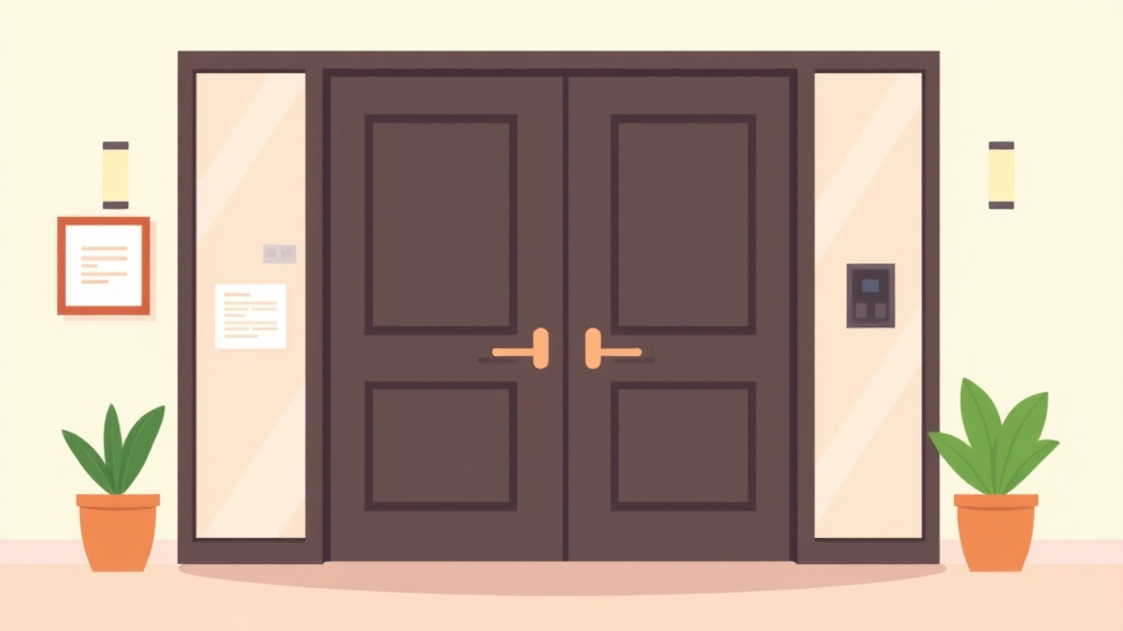 An informative visual explaining ADA Door Hardware Requirements for Franchise Locations for beginners and professionals