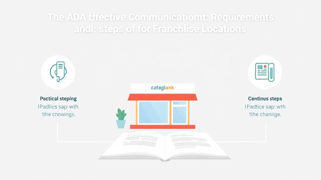 Practical workflow diagram for ADA Effective Communication Requirements for Franchise Locations