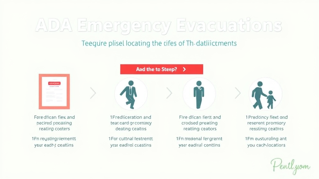 Practical checklist visual for ADA Emergency Evacuation Requirements for Franchise Locations