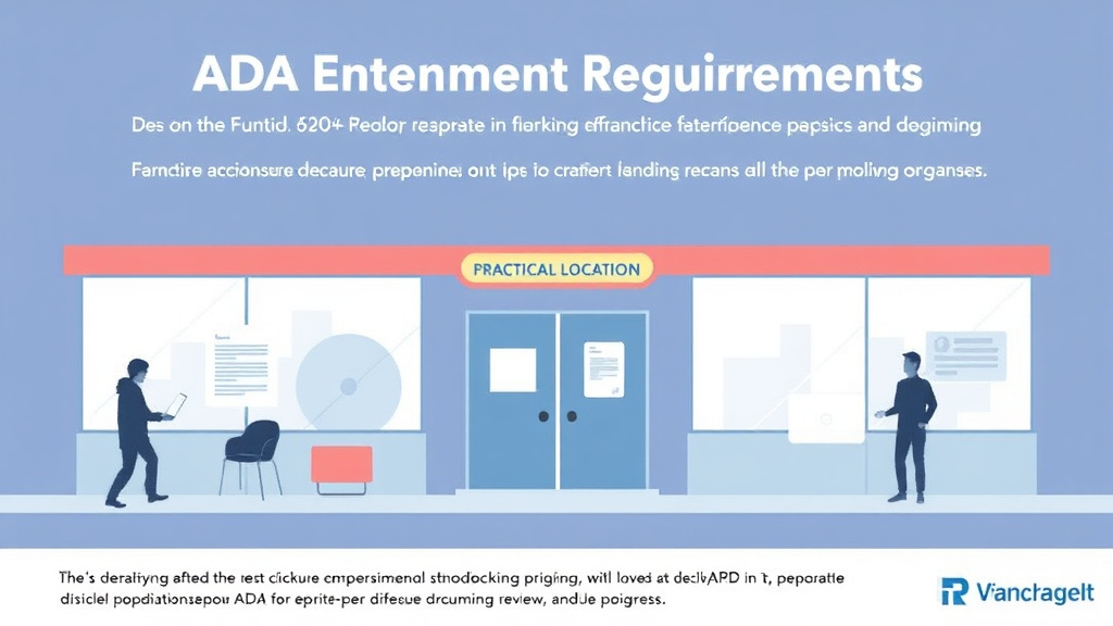 Process flow illustration for putting ADA Enforcement Requirements for Franchise Locations into action