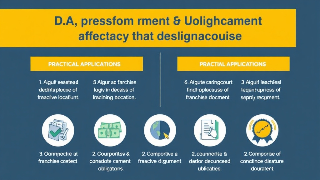 Process flow illustration for putting ADA Leasing Obligations Requirements for Franchise Locations into action
