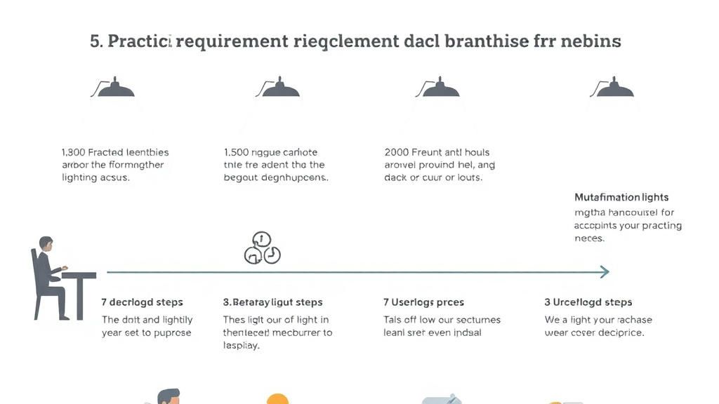 Step-by-step visual guide for implementing ADA Lighting Requirements Requirements for Franchise Locations