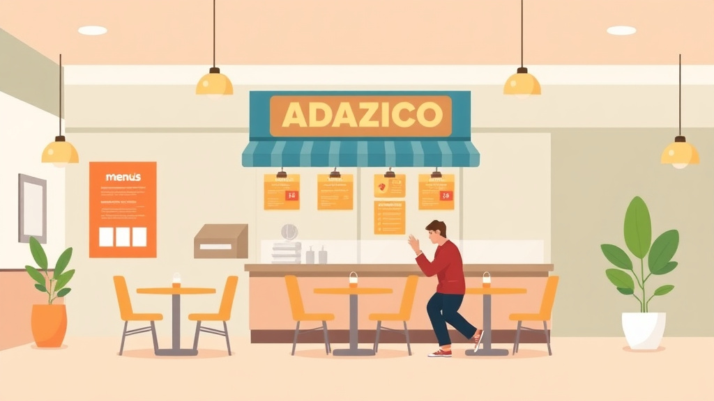 Detailed visual representation of ADA Menu Accessibility Requirements for Franchise Locations