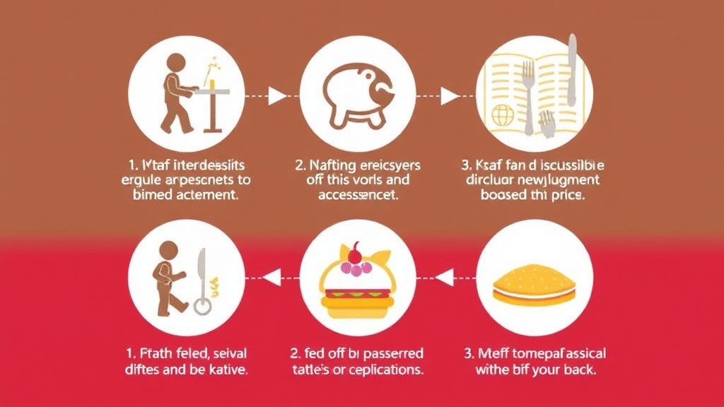 Process flow illustration for putting ADA Menu Accessibility Requirements for Franchise Locations into action