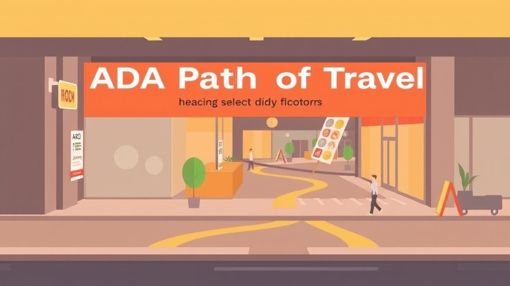Conceptual diagram showing how ADA Path Of Travel Requirements for Franchise Locations works in practice