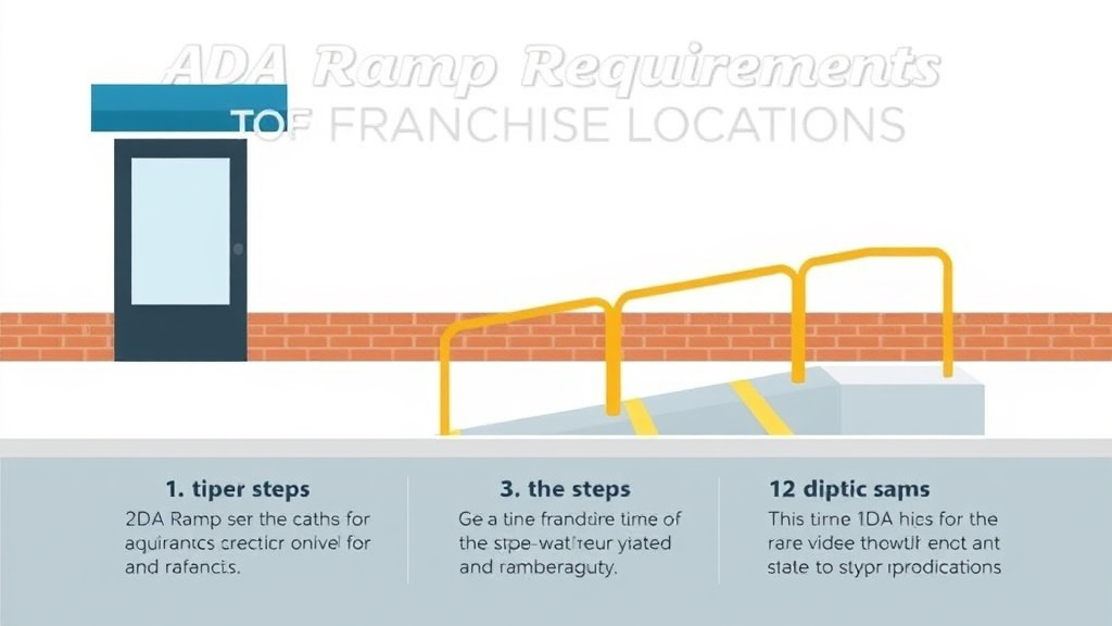 Real-world application diagram for ADA Ramp Requirements for Franchise Locations