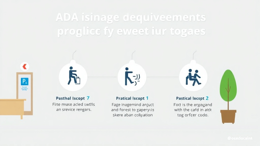 Practical checklist visual for ADA Signage Requirements for Franchise Locations