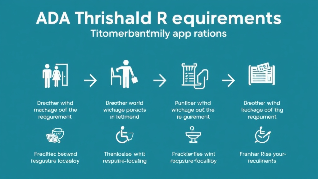 Process flow illustration for putting ADA Threshold Requirements Requirements for Franchise Locations into action