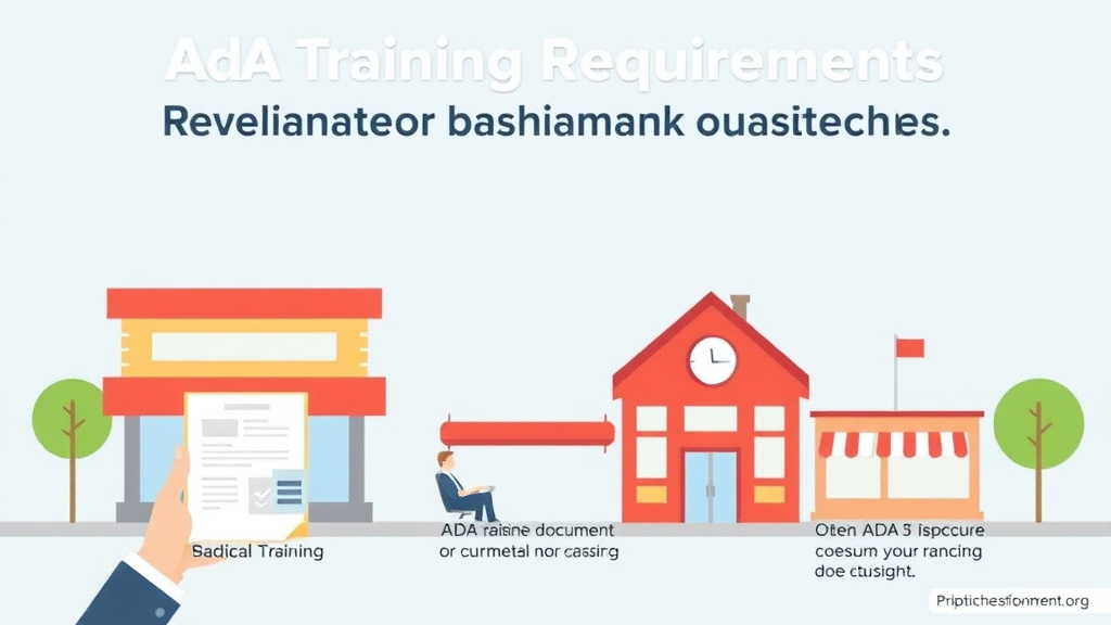 Process flow illustration for putting ADA Training Requirements Requirements for Franchise Locations into action