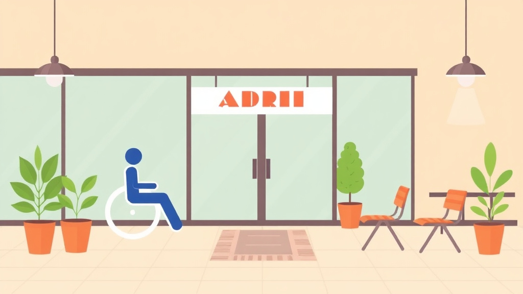 Illustration breaking down the fundamentals of ADA Wheelchair Access Requirements for Franchise Locations