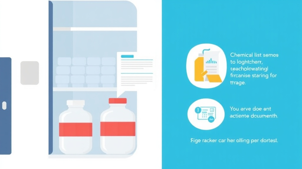 Step-by-step visual guide for implementing compliance Documentation: Chemical Storage for Franchise Operators