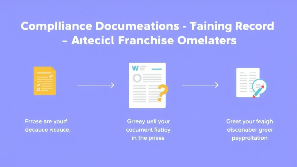Practical workflow diagram for compliance Documentation: Training Records for Franchise Operators
