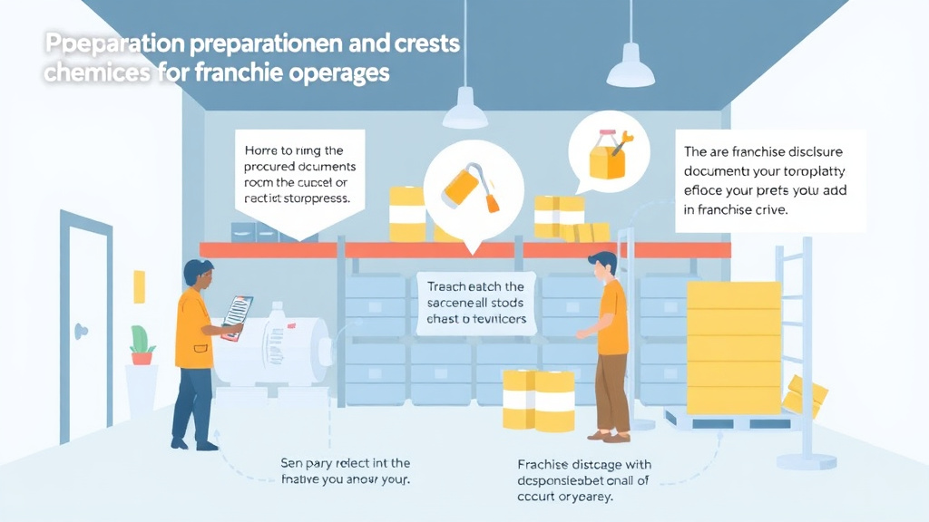 Step-by-step visual guide for implementing corporate Visit Preparation: Chemical Storage for Franchise Operators