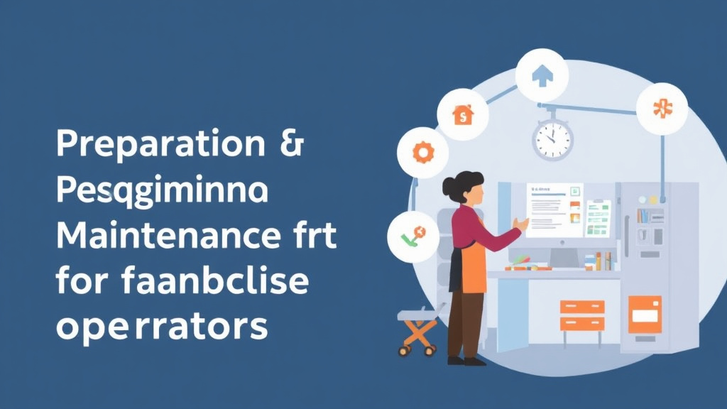 Hands-on guide visualization for corporate Visit Preparation: Equipment Maintenance for Franchise Operators