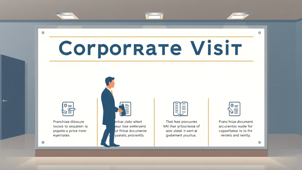 Practical checklist visual for corporate Visit Preparation: Signage for Franchise Operators