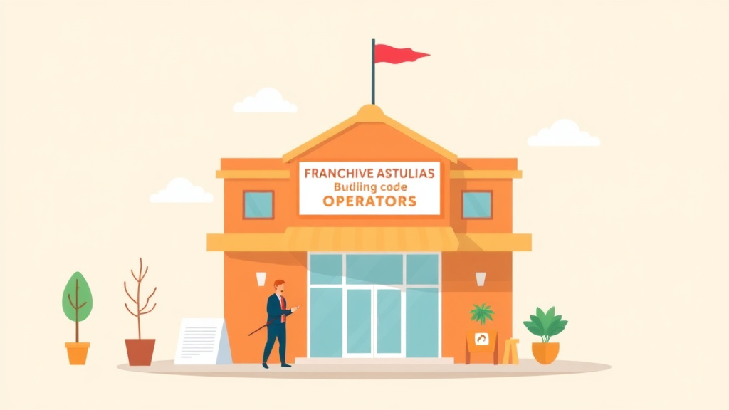 Visual overview of corrective Action Plans: Building Code for Franchise Operators with key concepts highlighted