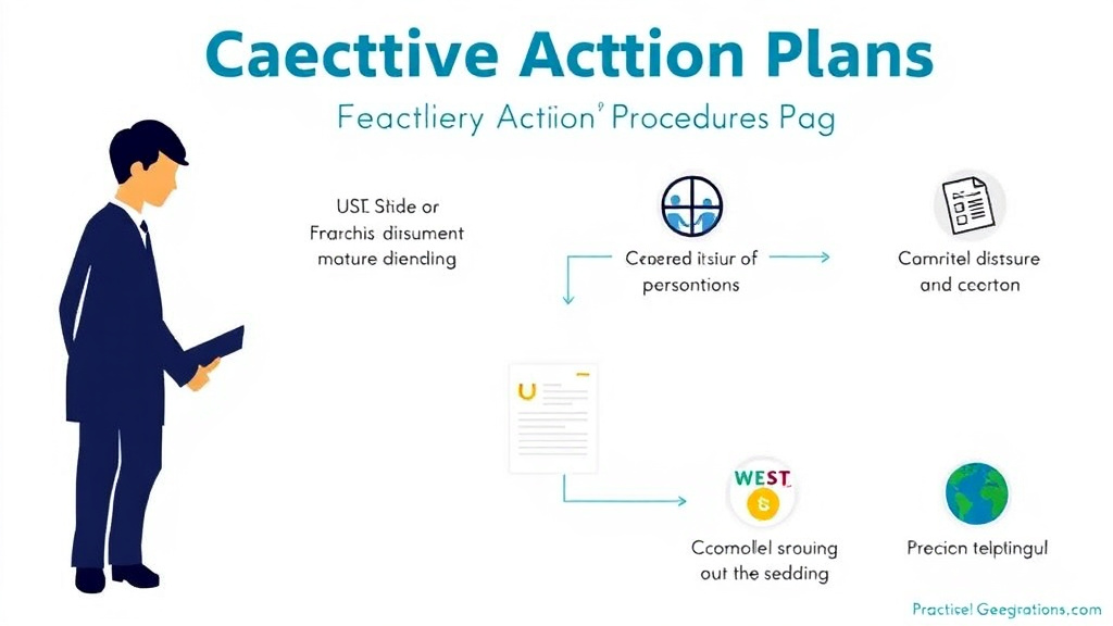 Practical checklist visual for corrective Action Plans: Emergency Procedures for Franchise Operators