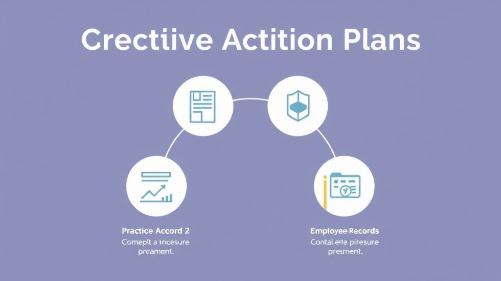 Hands-on guide visualization for corrective Action Plans: Employee Records for Franchise Operators