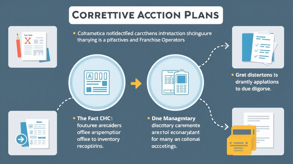Practical checklist visual for corrective Action Plans: Inventory Management for Franchise Operators