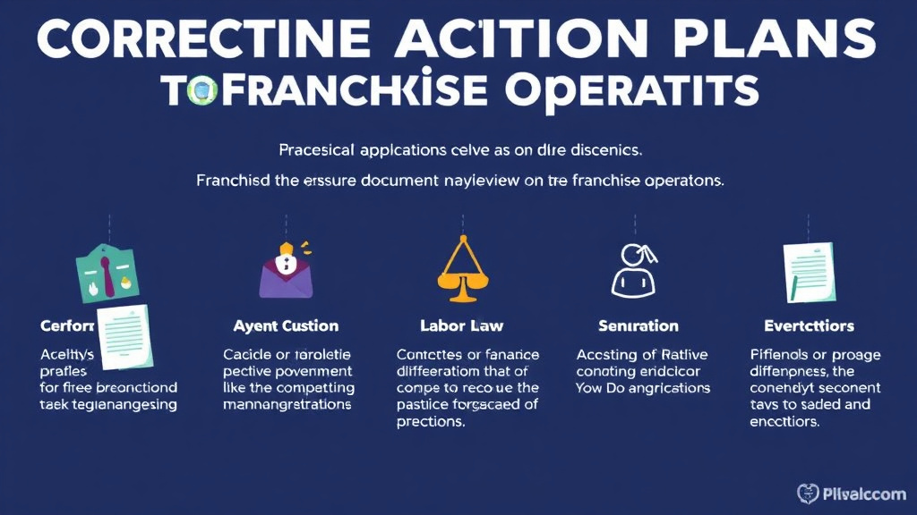 Implementation roadmap for corrective Action Plans: Labor Law for Franchise Operators with actionable steps