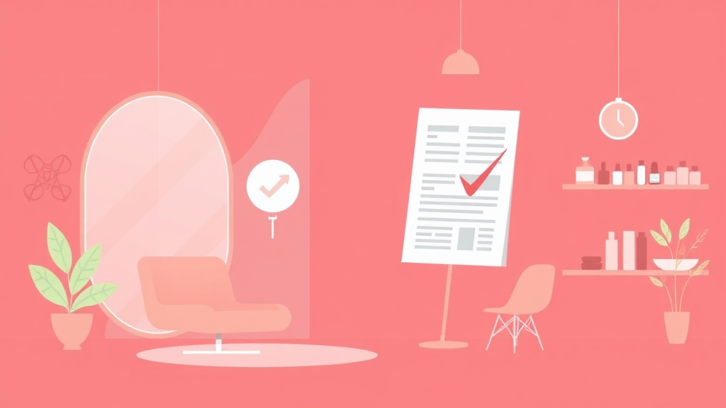 An informative visual explaining mock Audit Guide for Beauty Salon Franchise Operations for beginners and professionals