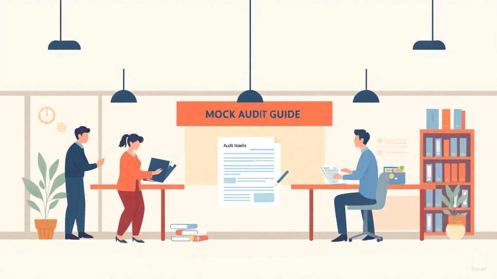 Illustration breaking down the fundamentals of mock Audit Guide for Cleaning Franchise Operations