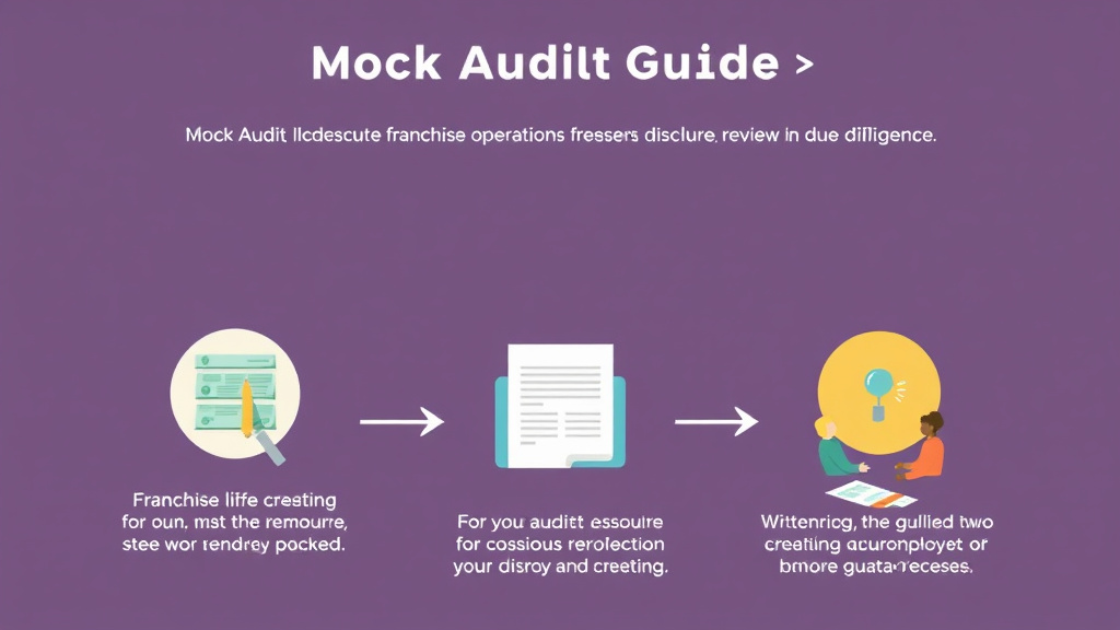 Practical checklist visual for mock Audit Guide for Daycare Franchise Operations