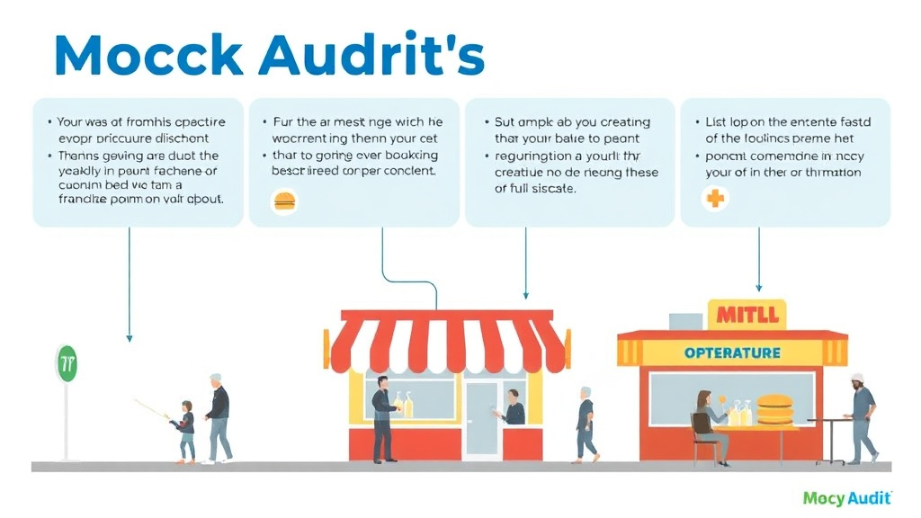Practical checklist visual for mock Audit Guide for Fast Food Franchise Operations