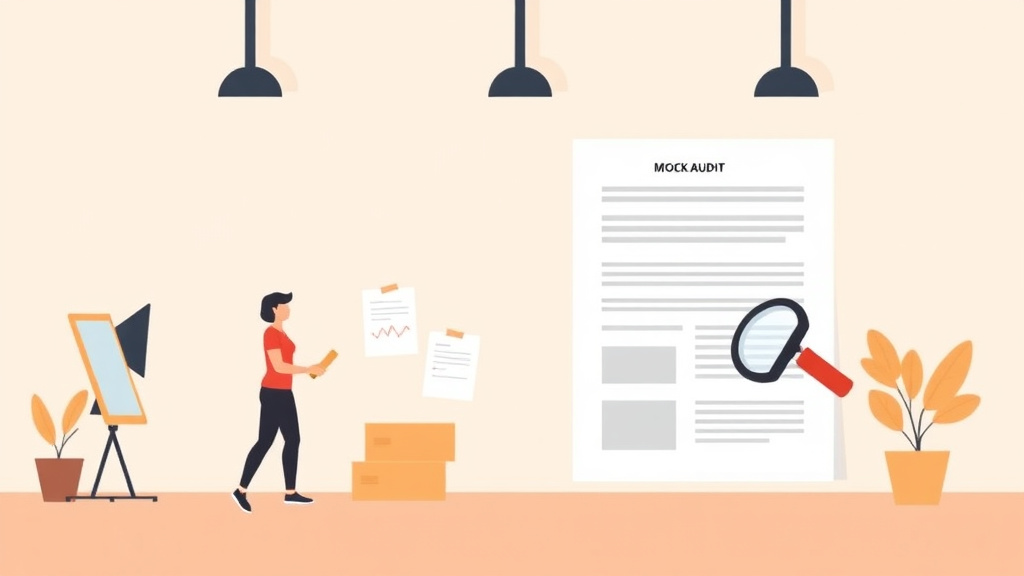 Detailed visual representation of mock Audit Guide for Fitness Franchise Operations