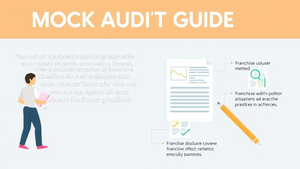 Practical checklist visual for mock Audit Guide for Fitness Franchise Operations