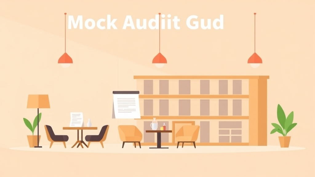 Visual overview of mock Audit Guide for Hotel Franchise Operations with key concepts highlighted