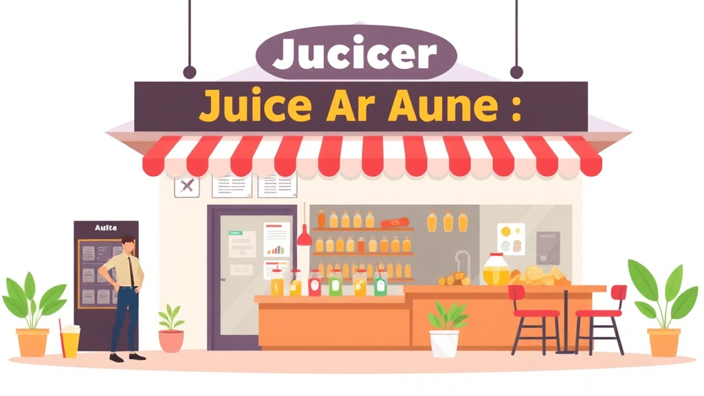 Illustration breaking down the fundamentals of mock Audit Guide for Juice Bar Franchise Operations