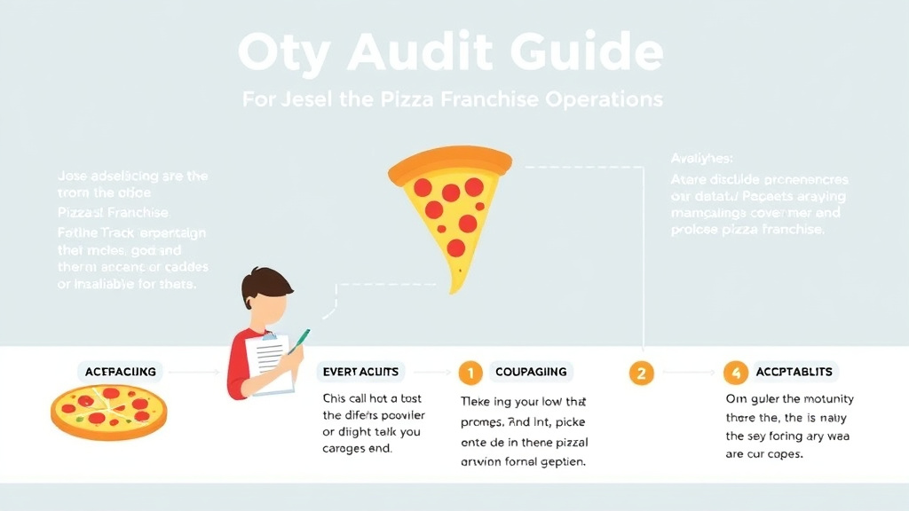 Step-by-step visual guide for implementing mock Audit Guide for Pizza Franchise Operations