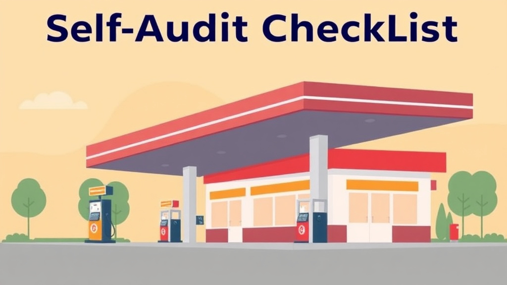 Detailed visual representation of self-Audit Checklist for Gas Station Franchise Locations