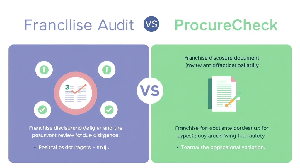 Implementation roadmap for franchiseAudit vs ProcureCheck for Franchise Audits with actionable steps