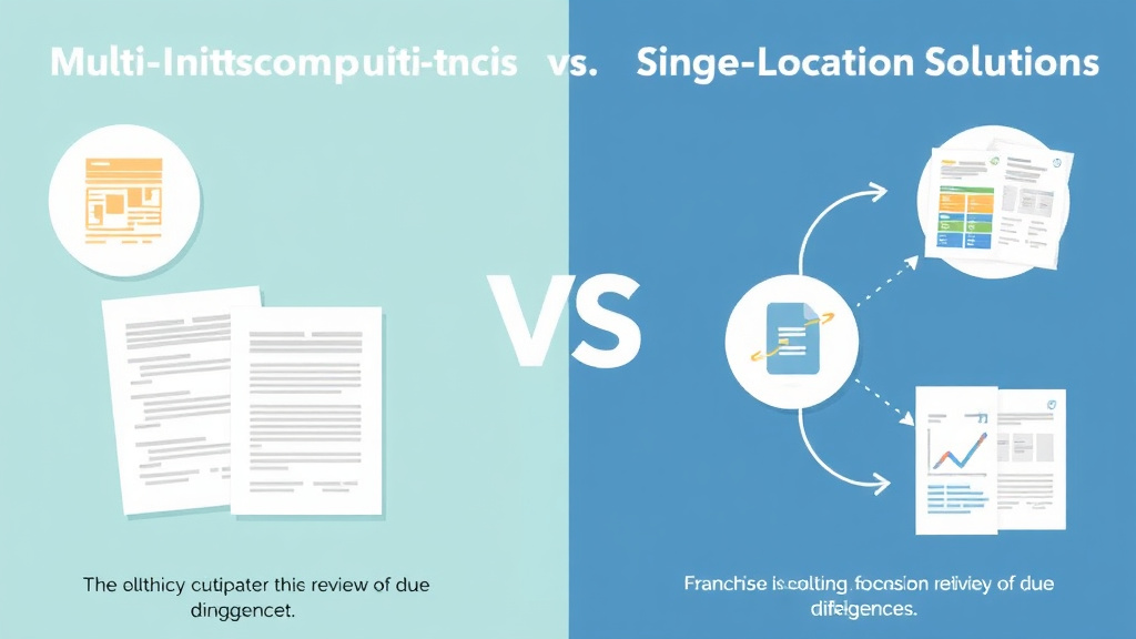 Practical checklist visual for multi-Unit Compliance Tools vs Single-Location Solutions