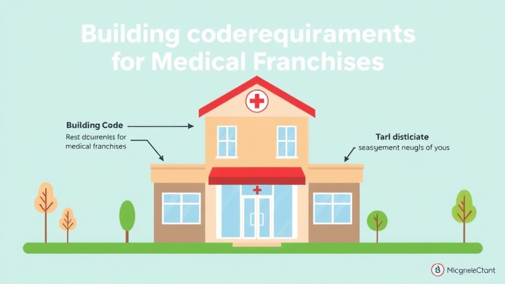 Real-world application diagram for building Code Requirements for Medical Franchises
