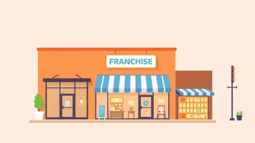 Educational graphic covering the essentials of building Code Requirements for Retail Franchises