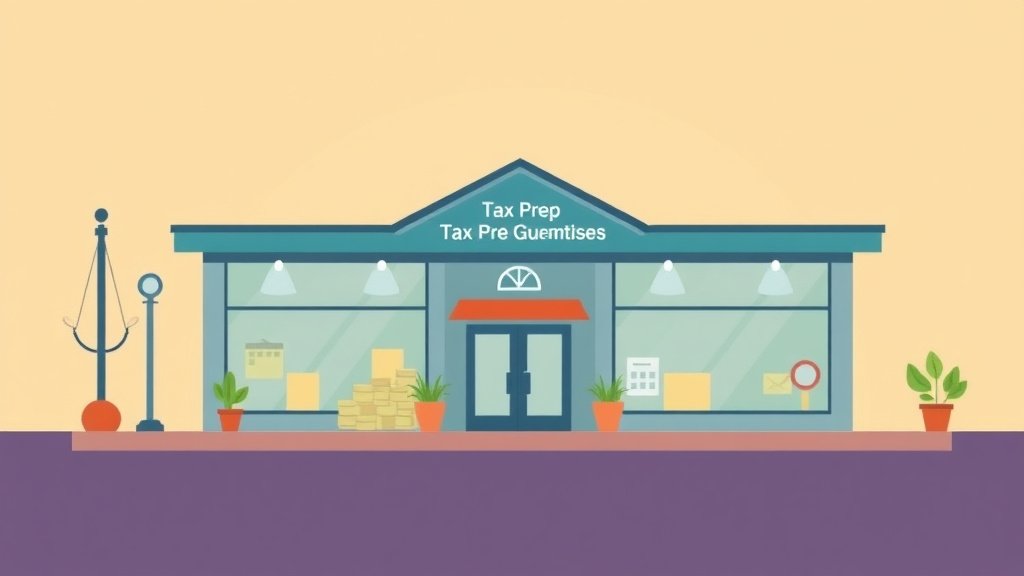 Visual overview of building Code Requirements for Tax Prep Franchises with key concepts highlighted