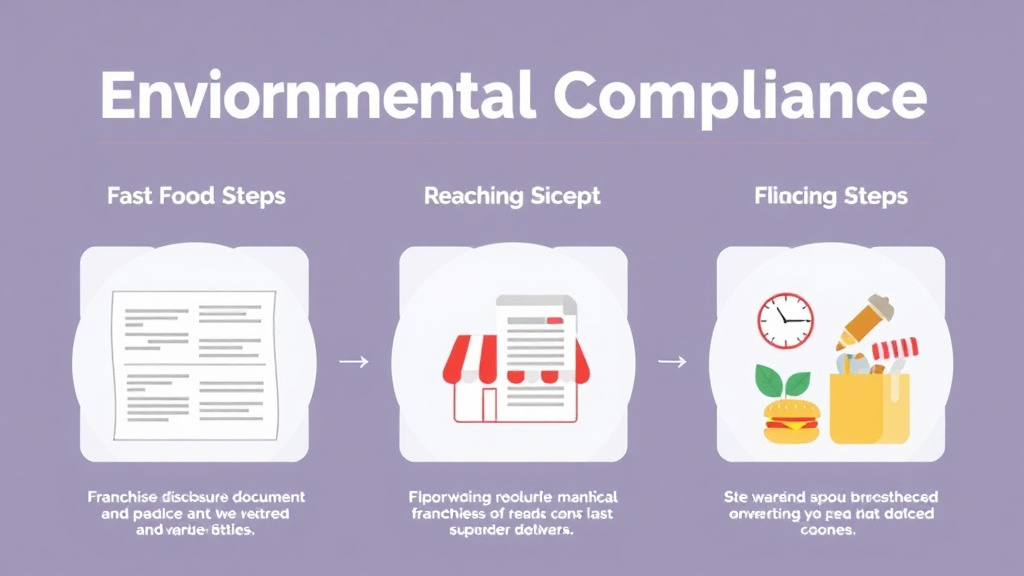 Real-world application diagram for environmental Compliance for Fast Food Franchises