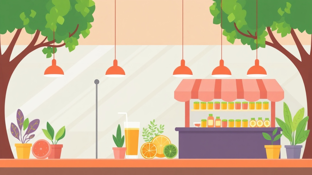 Visual overview of environmental Compliance for Juice Bar Franchises with key concepts highlighted