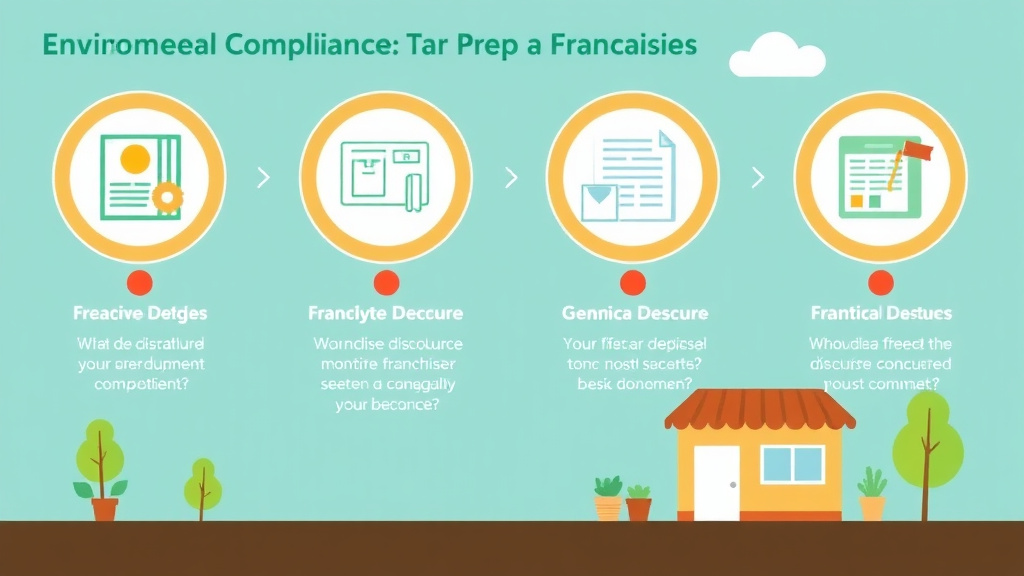 Practical checklist visual for environmental Compliance for Tax Prep Franchises